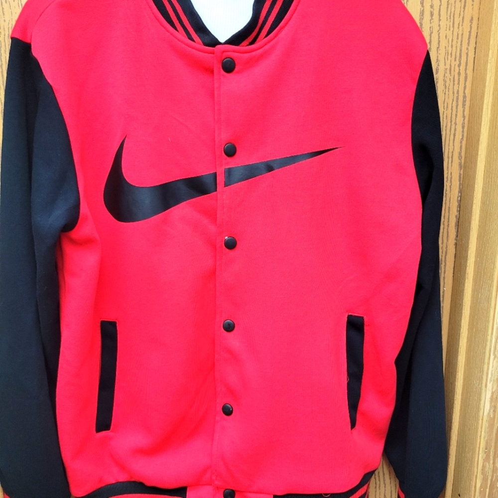 Nike Men's Red and Black Jacket